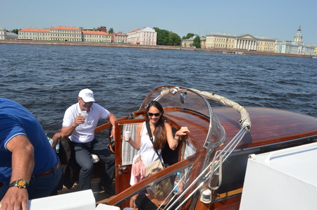 Riva boat trip in St Petersburg