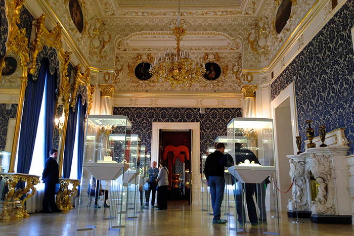 Faberge museum blue hall