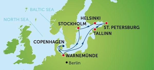 Norvegian Star cruising Baltics